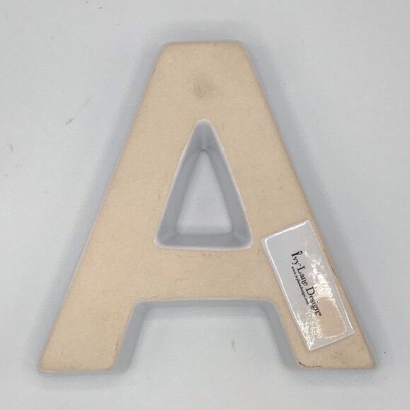 Ivy Lane Design Letter A white - Picture 2 of 6